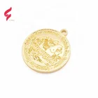 Charm Charms OEM/ODM Jewelry Charm Pendants Gold Logo Tag Custom Croc Charms Engraved Metal Plates Pendant For Jewelry
