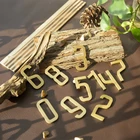 Letters Letter Ezd High Quality 0-9 Number Metal Golden Letters Door Number Brass Letter