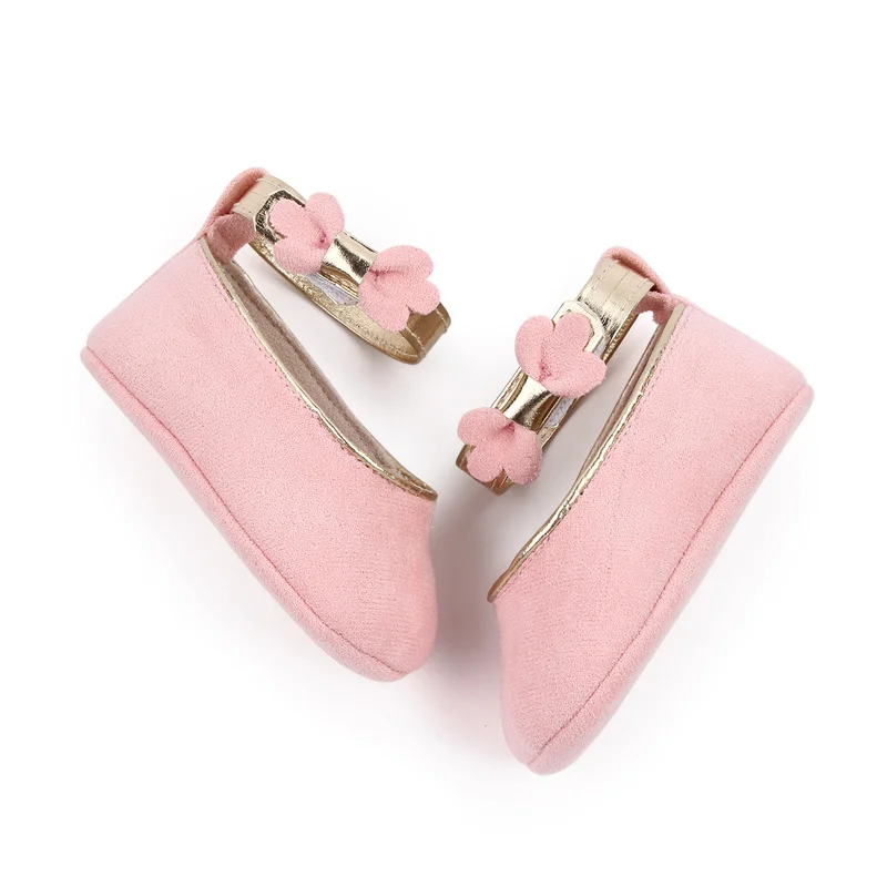 Wholesale Soft Sole Indoor Baby Newborn Infant Baby Girl Shoes 0-18 Months factory