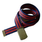 Fine Belt The Fine Quality Custom Stripe Color Trendy Casual Design Street Belt Webbing Belt