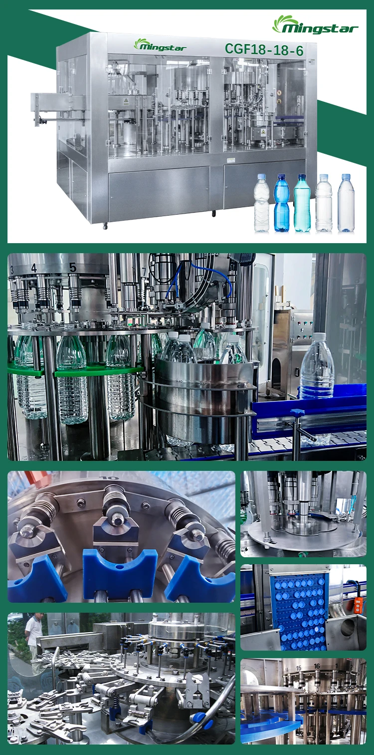 Monoblock Fully Complete Automatic In Rotary Bottle Drinking Mineral