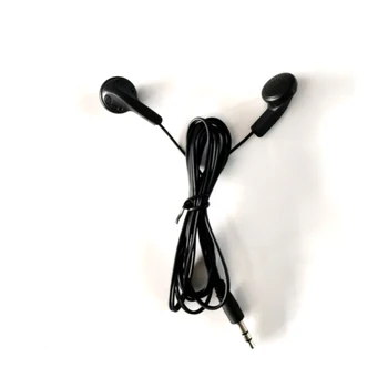 one time use headphones vacuum disposable or single use ear phone cheapest bulk earphone for disposal