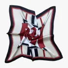 New Scarves Fashion New Style 53*53 Square Printed Real Silk Neck Scarves For Women