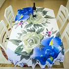 Polyester Table Cloth Polyester Custom Polyester Print Rectangular Waterproof Household Table Cloth