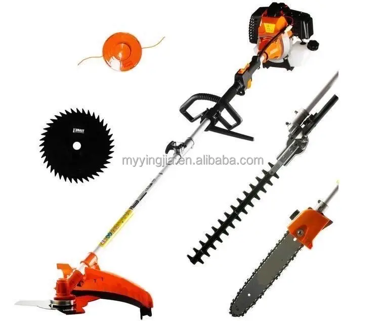 52cc Multifunction Garden Tools Long Reach Gasoline Hedge Trimmer Pole