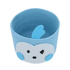 New Arrival Kids Eco Friendly Storage Bin Basket Laundry Animals Shape Cotton Rope