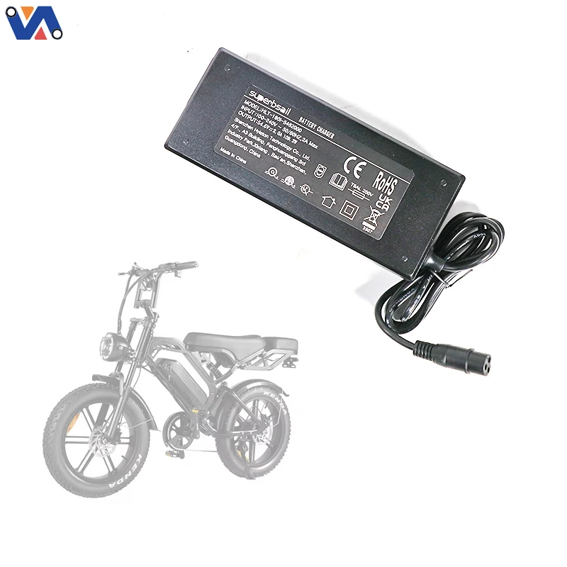 546v 2a battery charger for 48v electric scooter gx16 1 3 plug scooter parts wholesale-4