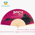 Fan Gifts Fan Wooden Fan Well-sale Fan With Printed Design For Promotional Gifts Wooden Folding Hand Fan