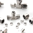1/4 1/2 Pipe And Fitting Instrumentation 1/4 3/8 1/2 1 Inch Hex Plug Pipe NPT Female Stainless Steel Tube Fitting