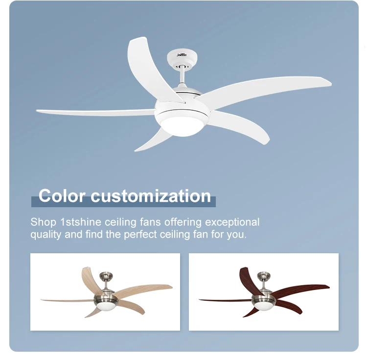 Stshine Ceiling Fan Remote Control Dc Motor Plywood Blades Fan