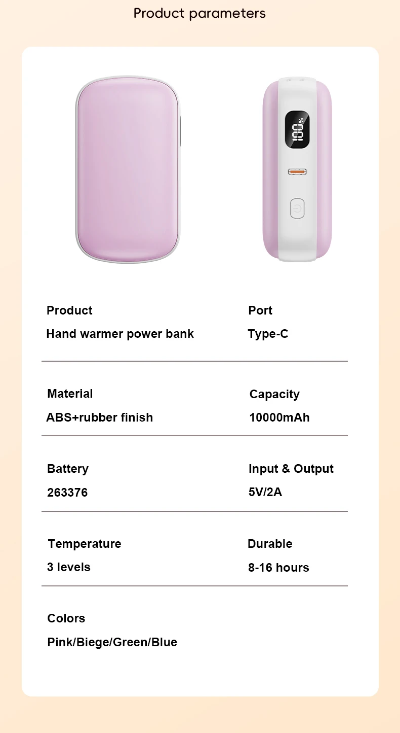 Hand Warmer, 10000mAh, Portable - detail 10