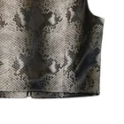 Leather Vest Faux Leather Wrapped Chest Strap Spring New Sexy Snake Pattern PU Leather Waistcoat Vest