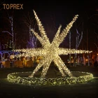 3d Decoration Light Custom Decorative Outdoor Large 3d Led Exploding Fairy Lights Christmas Star