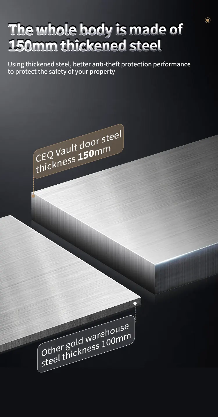 CEQSAFE Important Beach Security Bank Safe Room Box Deposit Bank Vault Door factory