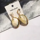 Earrings Quality Products Natural Gold-Plated Shell Earrings