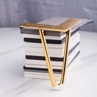 Furniture Wholesale Customized Good Quality Metallic Furniture Golden Feet For