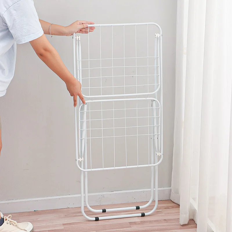 Hot Selling White X-shape Clothes Hanger Clothes Airer Laundry Rack Folding Clothes Drying Rack