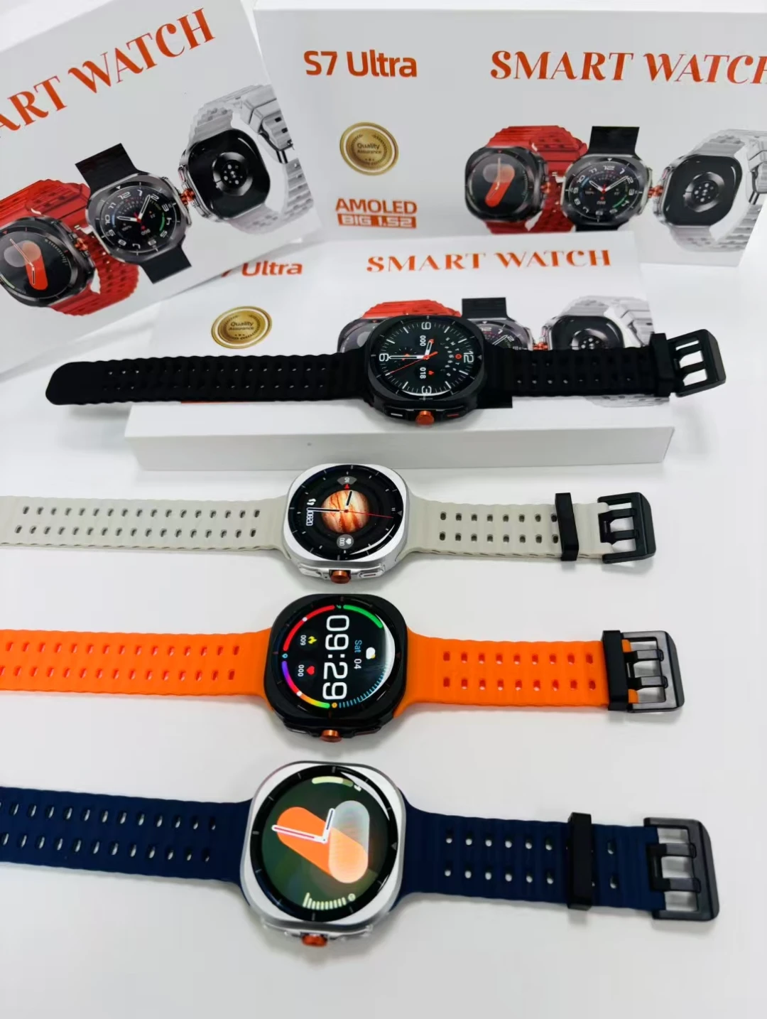 2025 New S7 Ultra Smart Watch With HD TFT Screen for Bluetooth Call Fitness Tracker & Heart Rate Hot Sale Sports Wristwatch