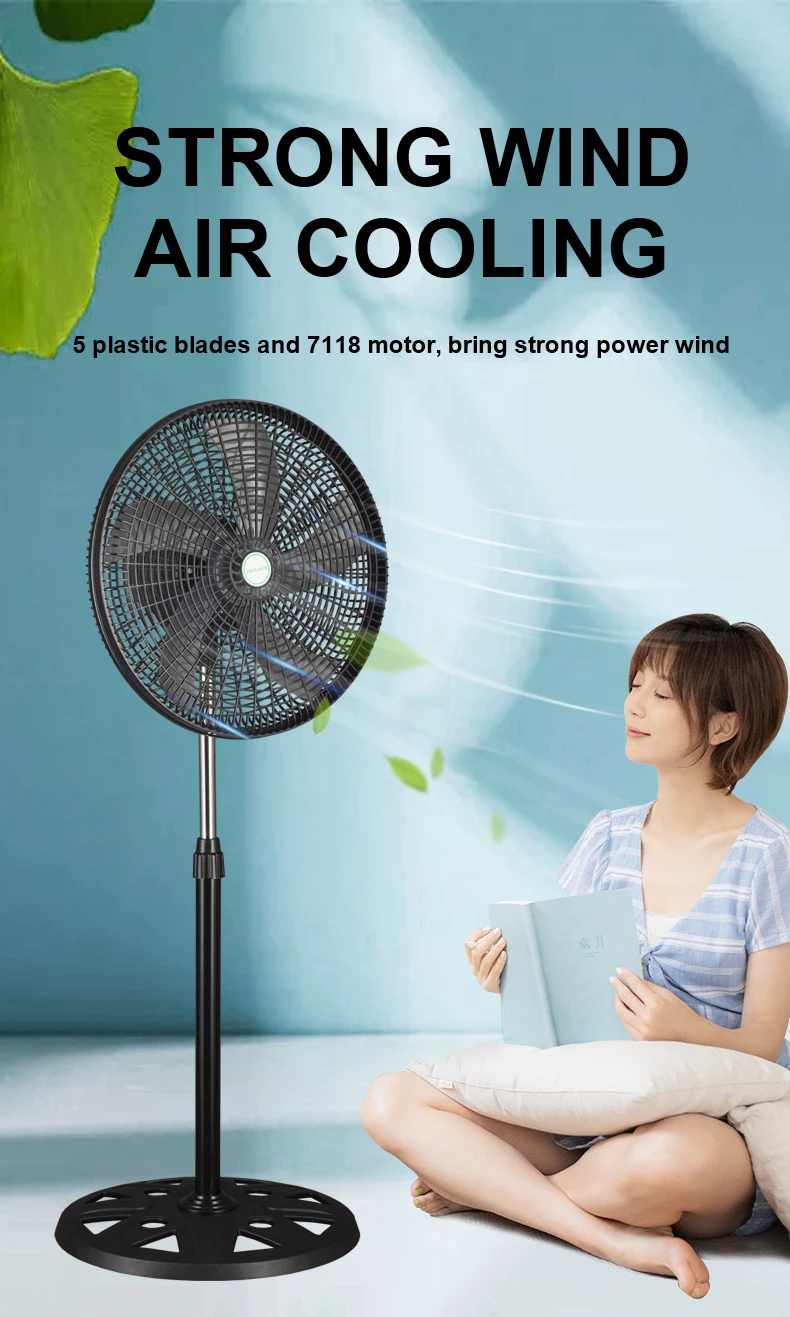 Standing Fan, Plastic, 55W - detail 8