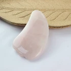 Jade Stone Gua Sha Hot Selling Natural Rose Quartz Jade Stone Gua Sha Board For Facial Massage