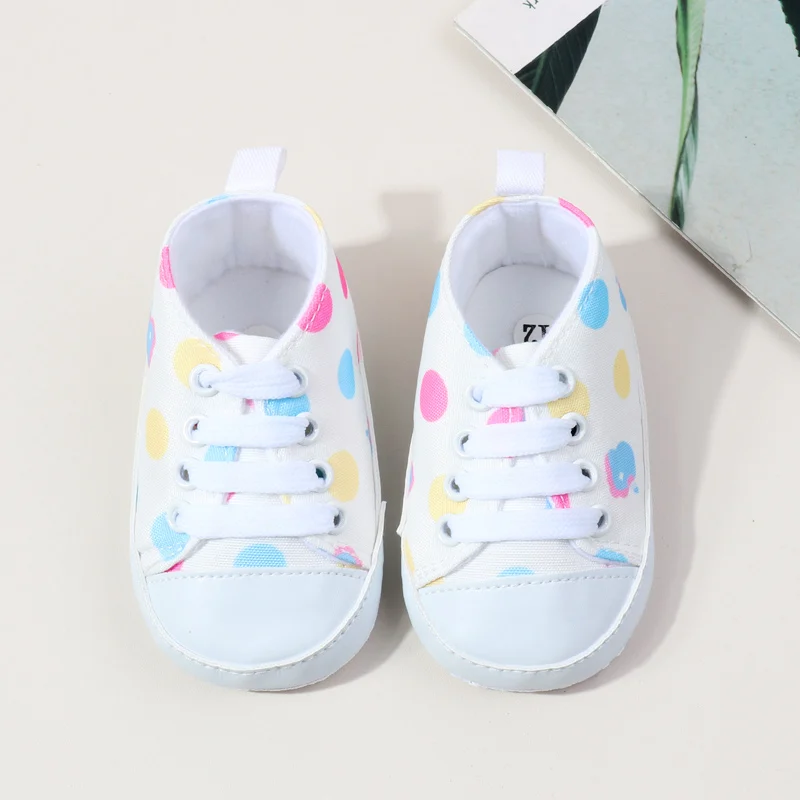 Wholesale Cheap Canvas Unisex Baby Shoes with Star apple Printing factory