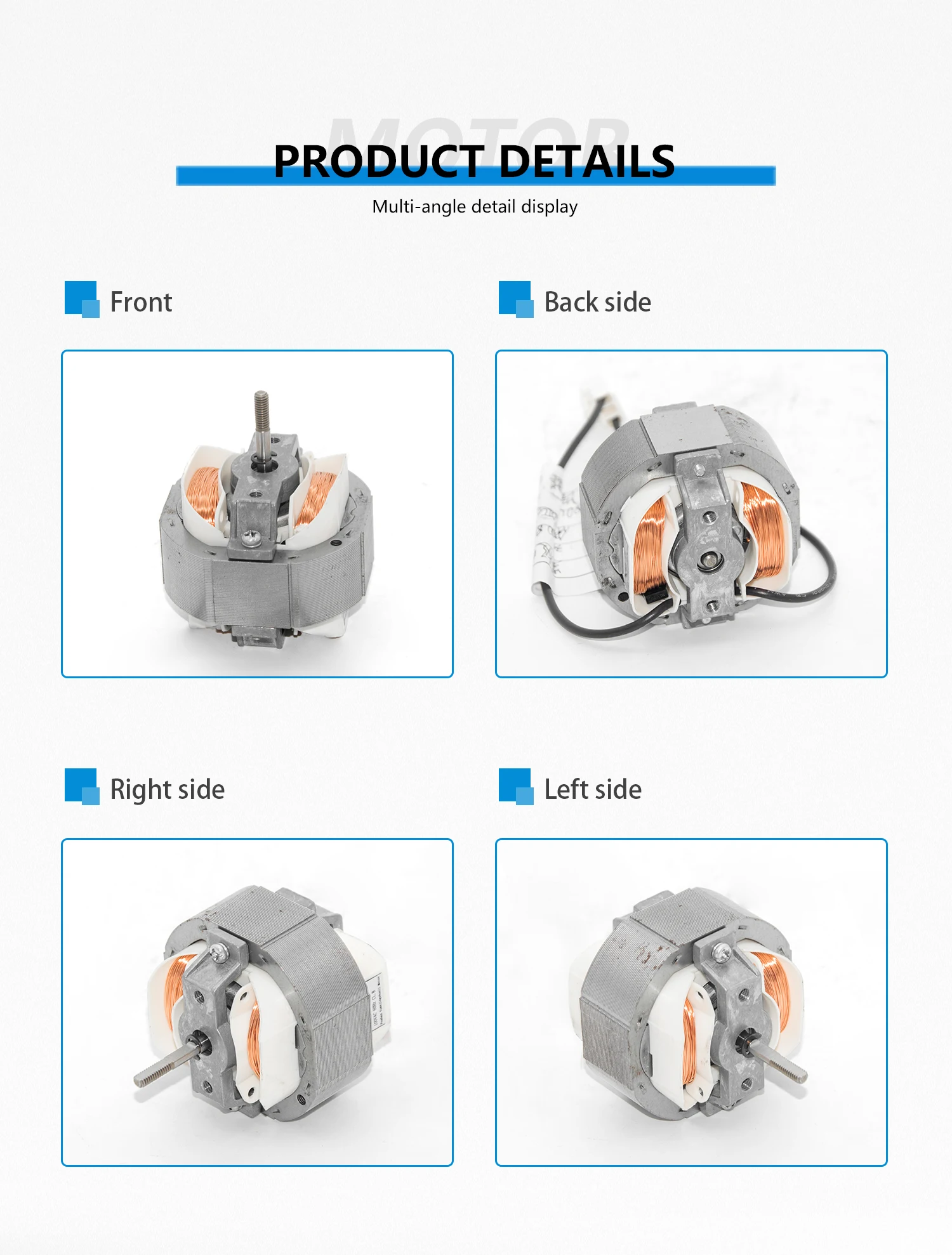 Shaded Pole Asynchronous Motor, 230V, 50Hz, Brushless - detail 6