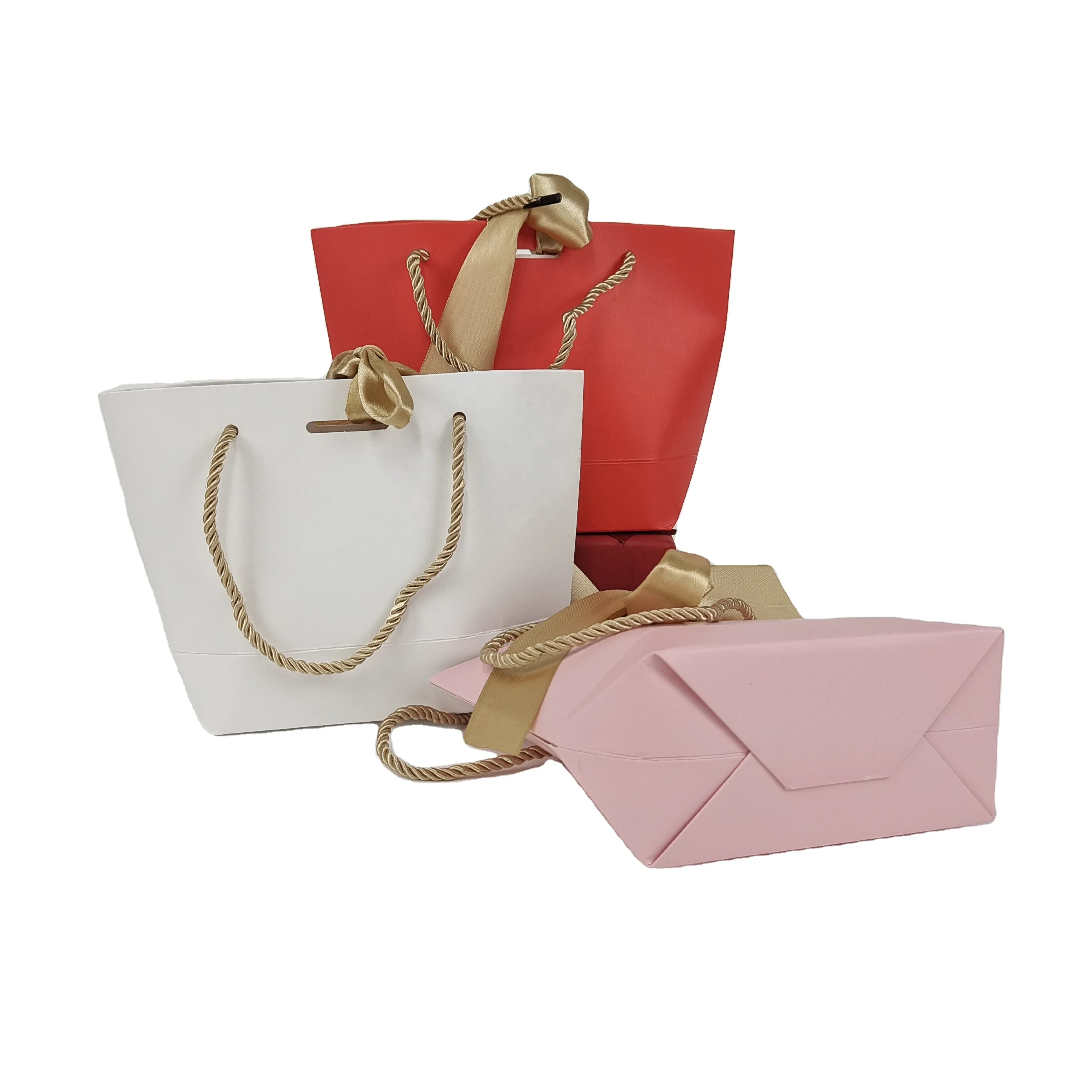 Shoe Buckle Full Color Printing Gift Packing White Paper Card With Portable  Handle Clothing Paper Bag - Buy With Portable Handle Paper Bag White Paper  Card,Digital Printing In Stock Bag,Custom Logo White