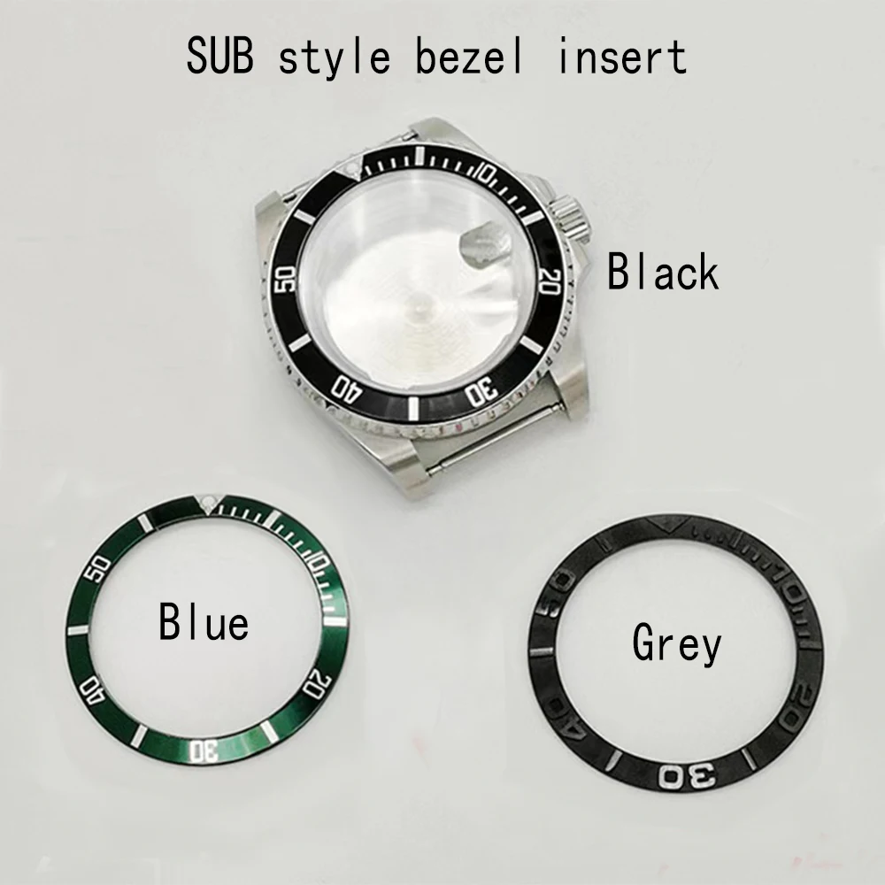 40mm 316l Stainless Steel Watch Case For Rlx Sub Gmt 2813 8200 8215