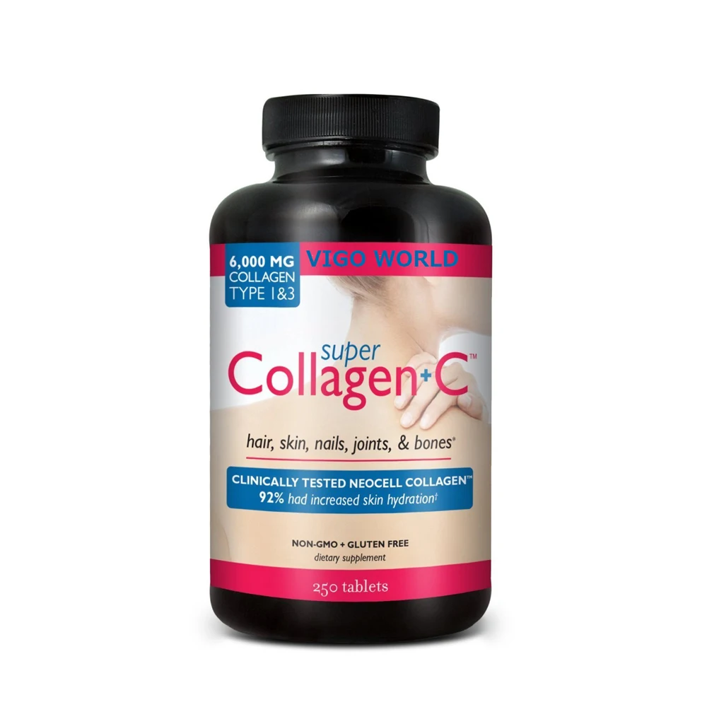 Натуральный коллаген Super Caps Collagen с витамином С и магнием купить со скидкой в секс шопе  Препараты  Препараты для пар