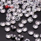 Gems Stone Zirconia European Star Machine Cut 1.5-2mm 5A Grade Round Cz Gems Stones Loose White Cubic Zirconia