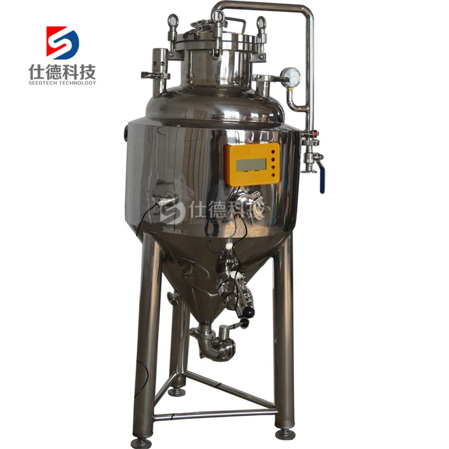 cct beer tank 100l craft beer fermentation tank Stainless Steel Cool Jacketed Beer Fermenter Fermentation Tank with Insulation