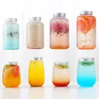 Juice Beverage Bottles Plastic Bottle Drink Custom Storage Jars Drink Juice Beverage Plastic Pet Bottles