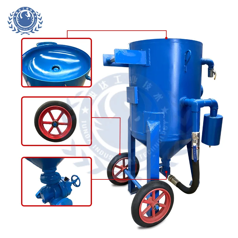 Wholesale Portable Wet Sandblasting Machine Sandblasters Pot Equipment