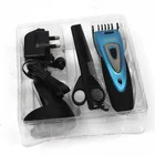 Factory Price Black Stainless Steel And Plastic Safe And Durable Hair Clipper Set For Home