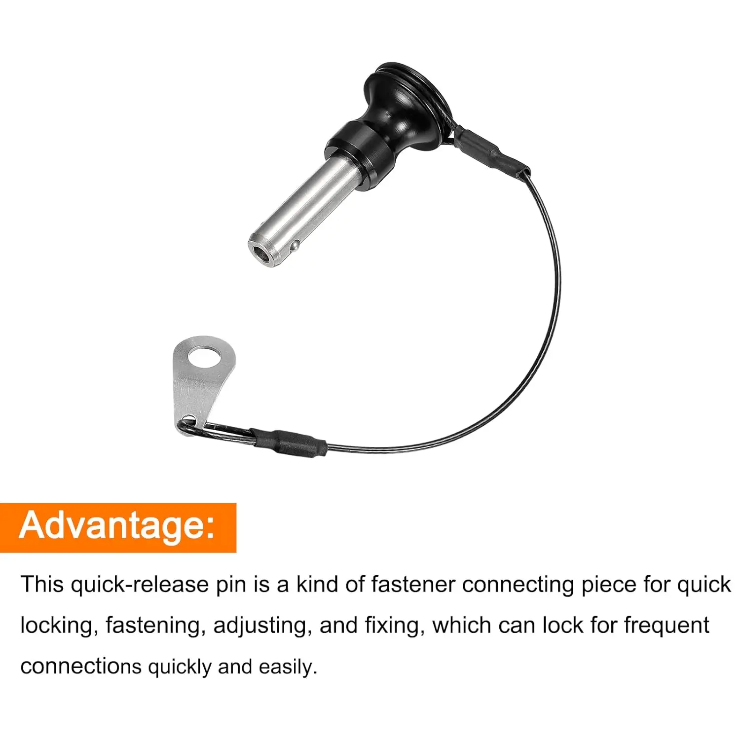 Stainless Steel Quick Release Ball Lock Pin with Corrosion Resistant Finish for Secure Fastening