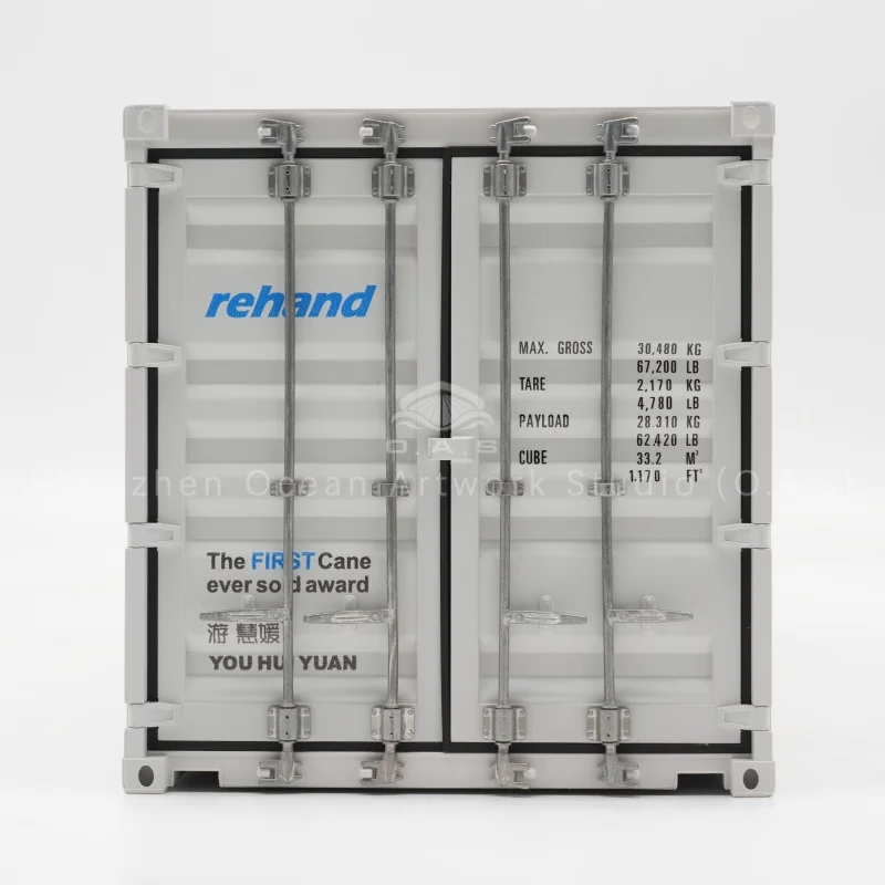 loas container model factory customized scale120 plastic crafts shipping boxes rehand container model-10