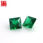 Gemstone Wuzhou Factory Princess Cut Loose Stone Yag Green Gemstone For Jewelry