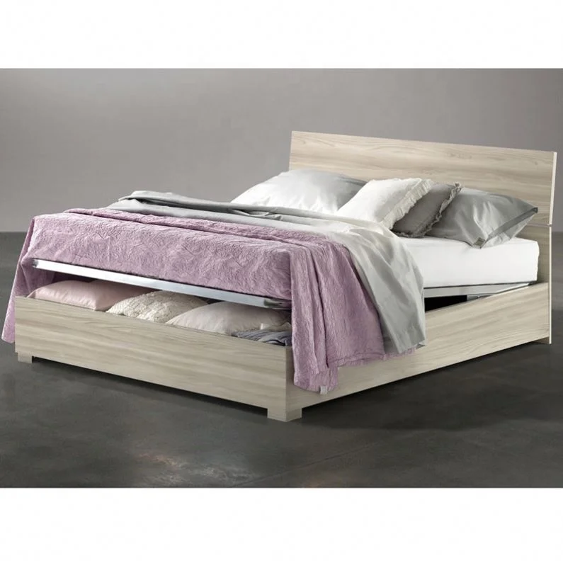 Economic Wood Beds Home Furnitures Modern Optional Bedroom Furniture Set