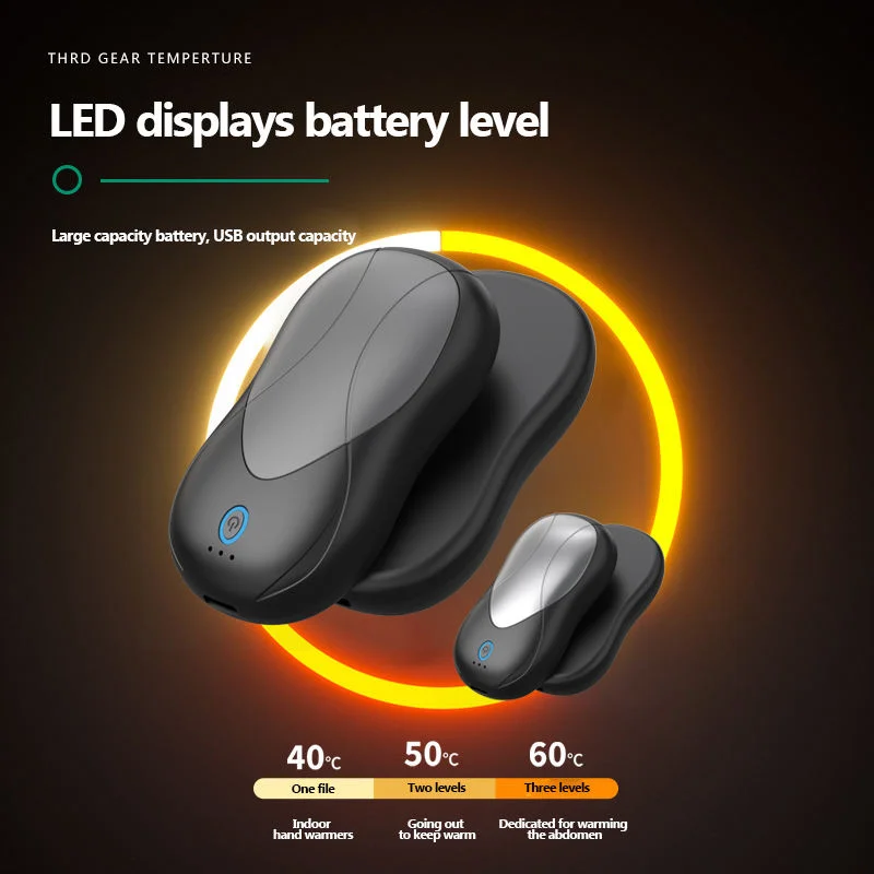 Double-sided Heating Hand Warmer, 6000mAh, USB - detail 16