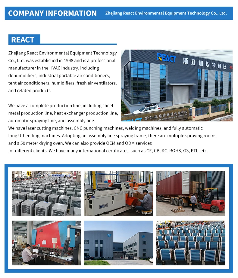 Air Handling Unit, REACT, DAC-60, AHU, 5Ton - detail 14