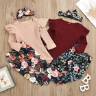 Baby Clothes Wholesale Low Moq 3pcs Baby Pants And Clothes New Kids Clothing Sets For Autumn