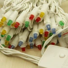 Led Icicle Outdoor/Indoor Decoration Durable 200 Lights White Line Multicolor Led Icicle Light