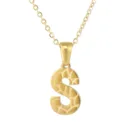 Pendant Necklace Titanium Steel Letter Pendant Necklace Women 18k Gold Stainless Steel Necklace