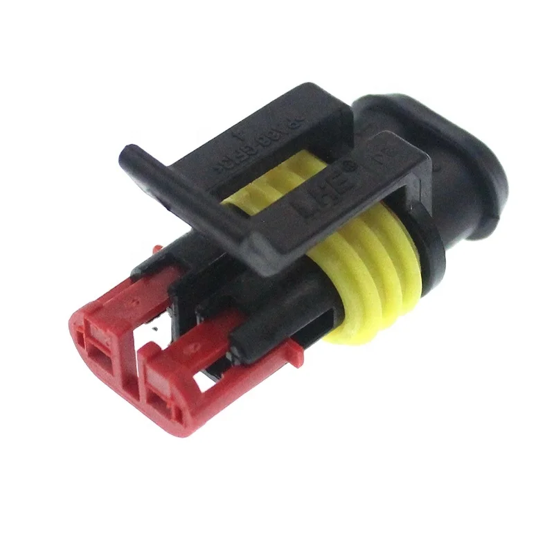 4x AMP-0-0282080-1 Connector wire-wire Superseal 1.5 plug female PIN2 282080-1 
