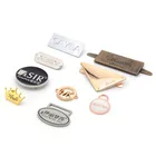 Brand Handbag Metal Branding Plate Gold Letters Custom Metal Plates Brand Logos For Handbag