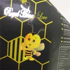 Custom Logo VIP Royal Honey Pouch Liquid Packaging Bag Magic Honey Sachet With Gold Foil Display Box
