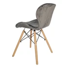 New Product Dining Room Restaurant Furniture Modern Comfortable Design Velvet Dining Chair Wood Dinning Table Chairs
