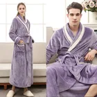 Robe A Bath Robe 2021 Luxury Designer Adult Men Women Long Warm Towel Thermal Bath Robe Bathrobe