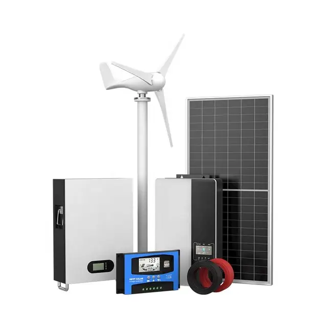 Easy installation 3kw solar wind hybrid power system