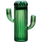 Hot Sale Creative Heat Resistant Hand Blown Cactus Glass Jar